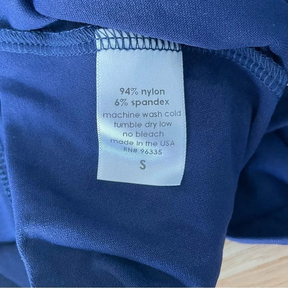 New! Susan Monoco layered ruffle Dress deep sea blue nwt 18200 - Picture 7 of 7